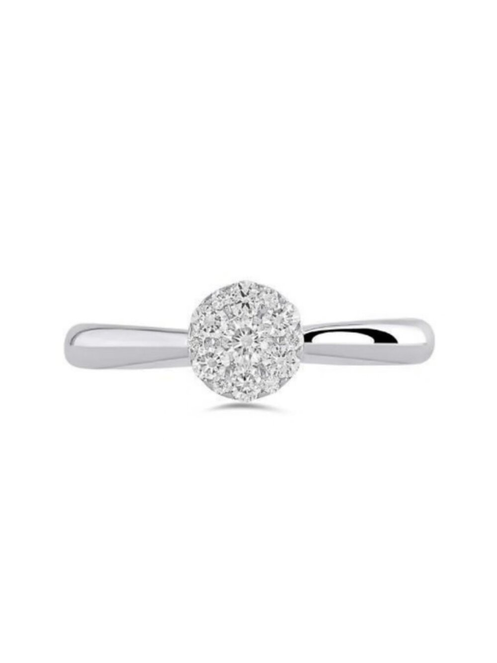 10k White Gold Ring